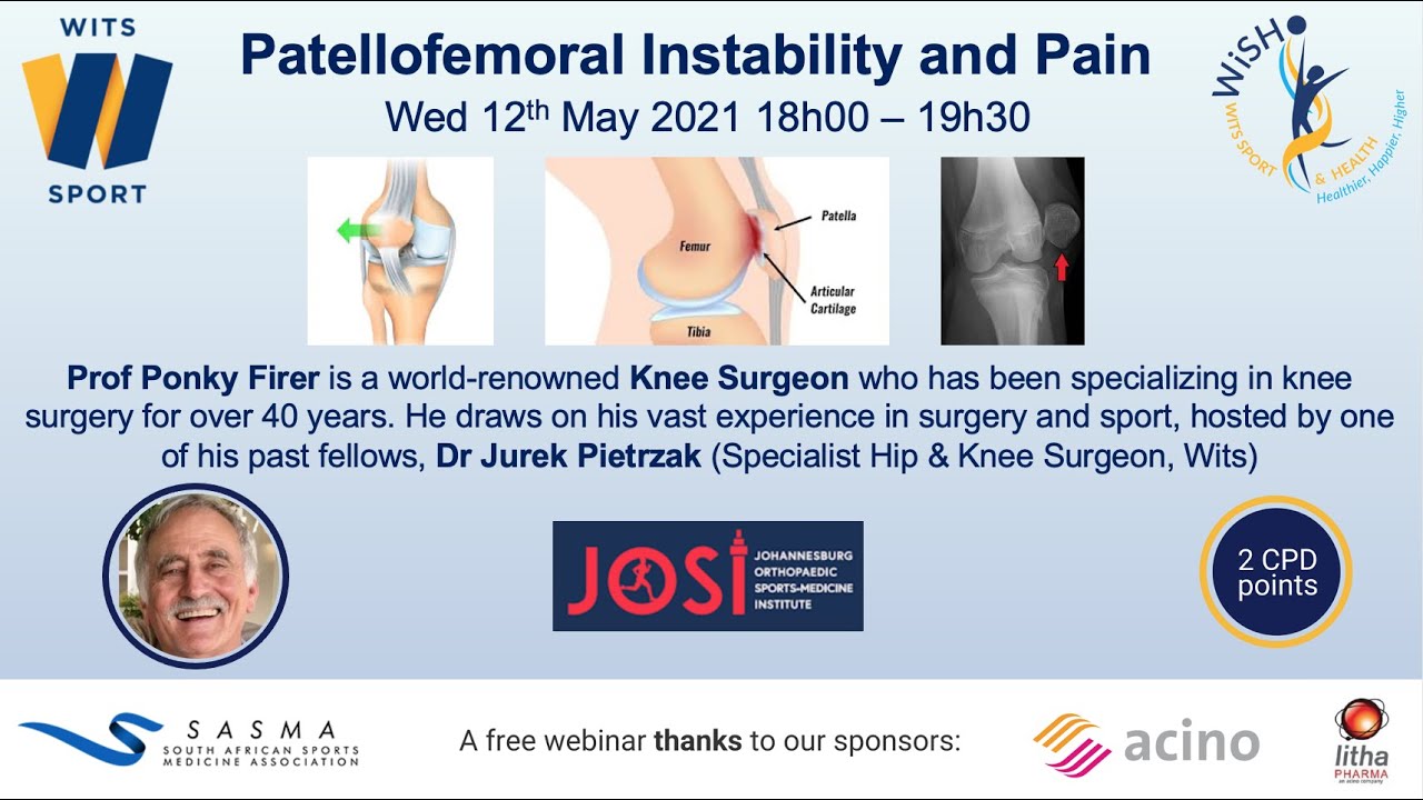 WiSH Webinar: Patellofemoral Instability and Pain