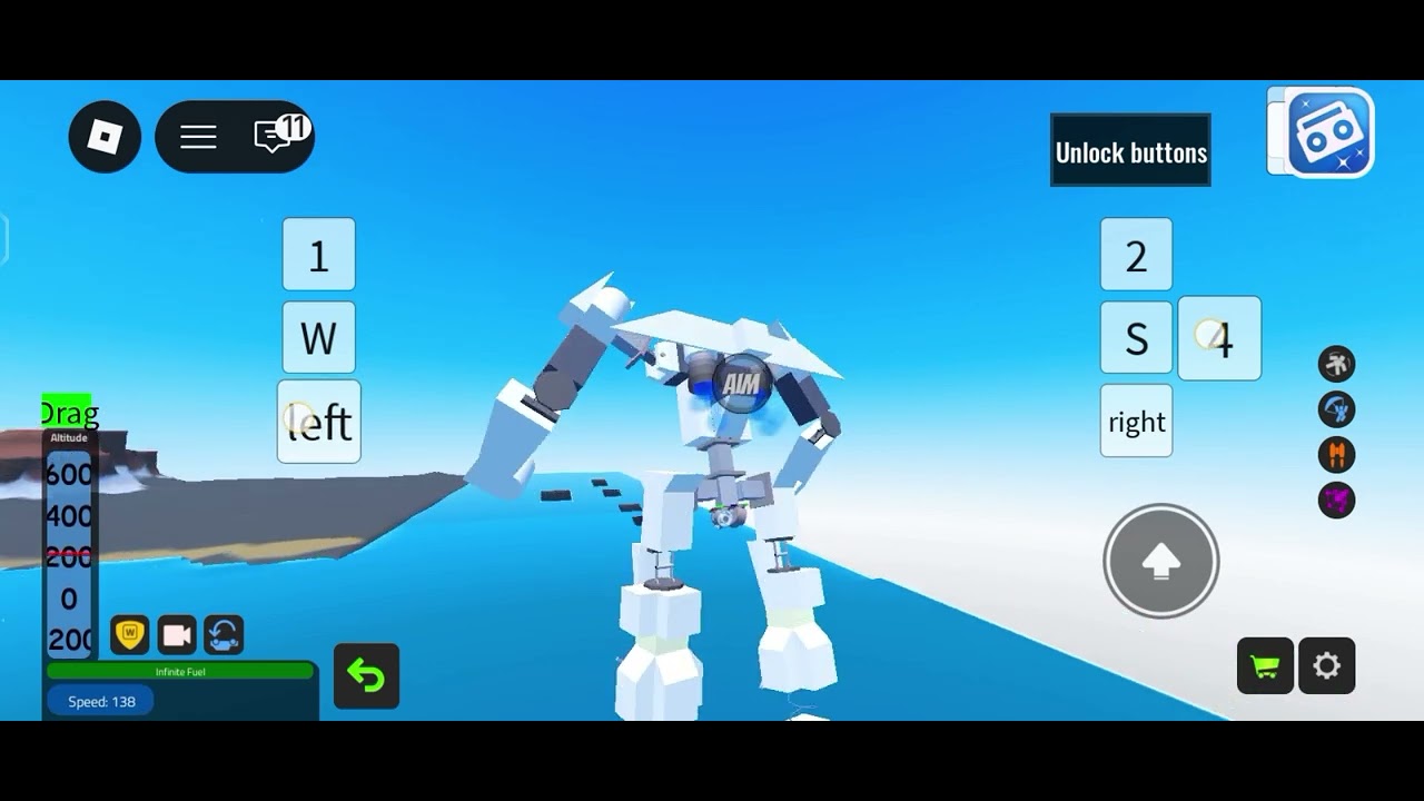 Flying mech showcase