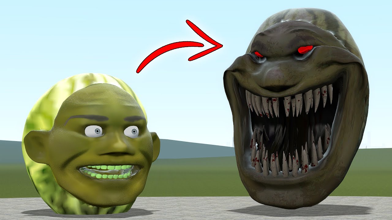 NEW LIN GANG MELON CURSED AND FAMILY LIN GANG MELON VS ALL ITALIAN BRAINROT MEMES in Garry's Mod!