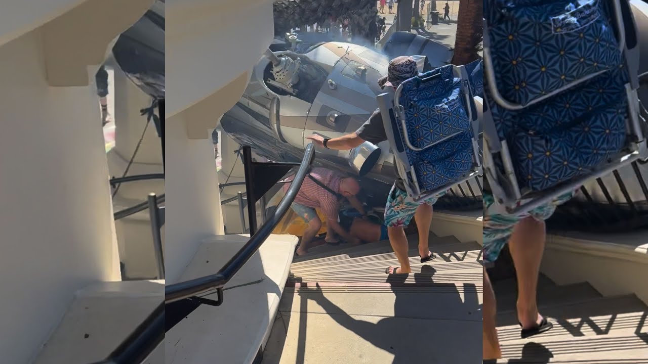New video shows child trapped under helicopter crash