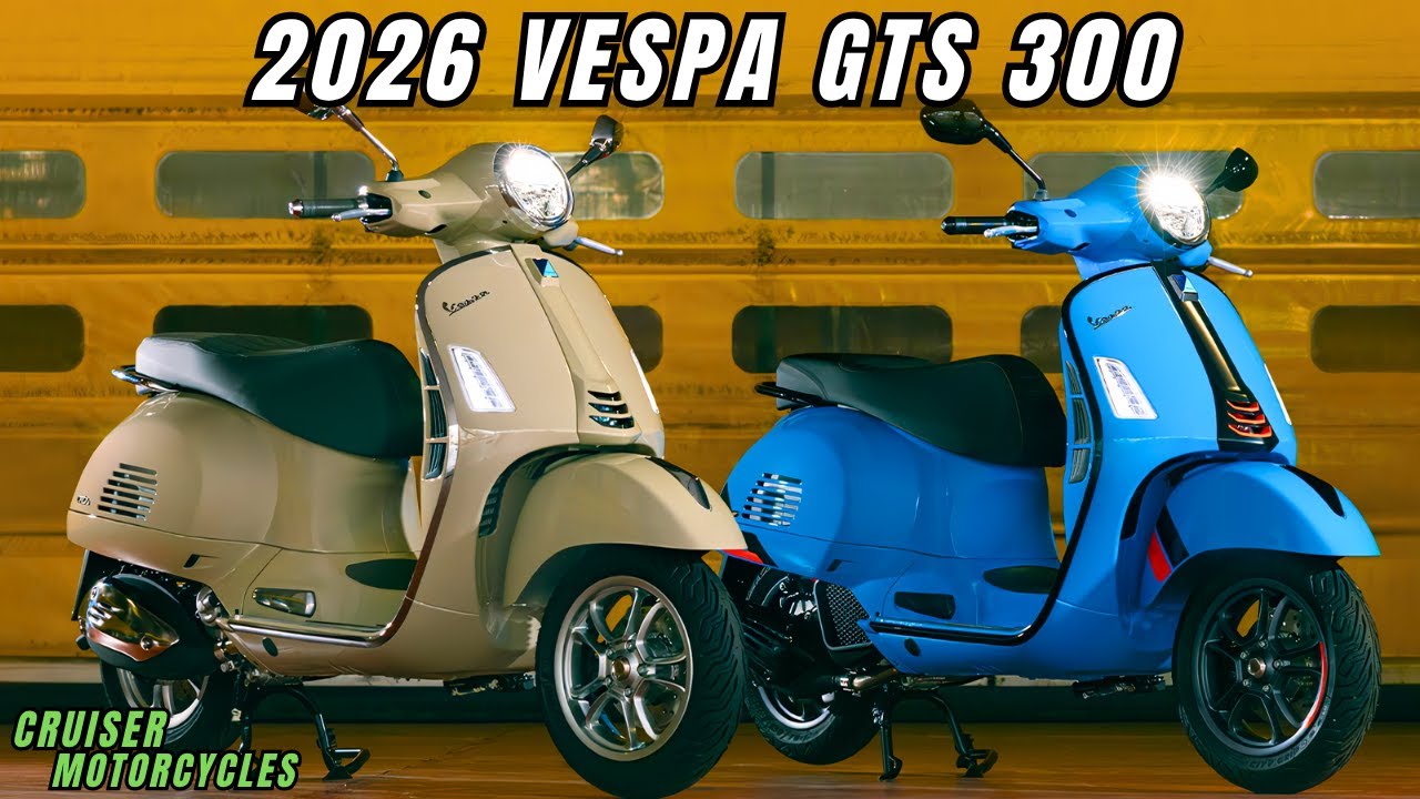 Vespa GTS 310 2026 года | Классический стиль и современная мощь. Всё, что нужно знать перед покупкой