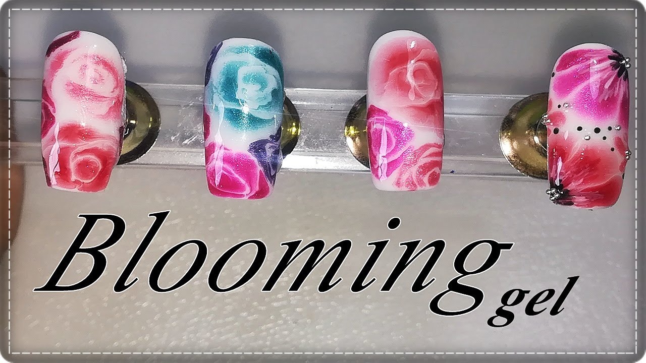Blooming gel - diseños de flores fáciles /Desingnails Tay