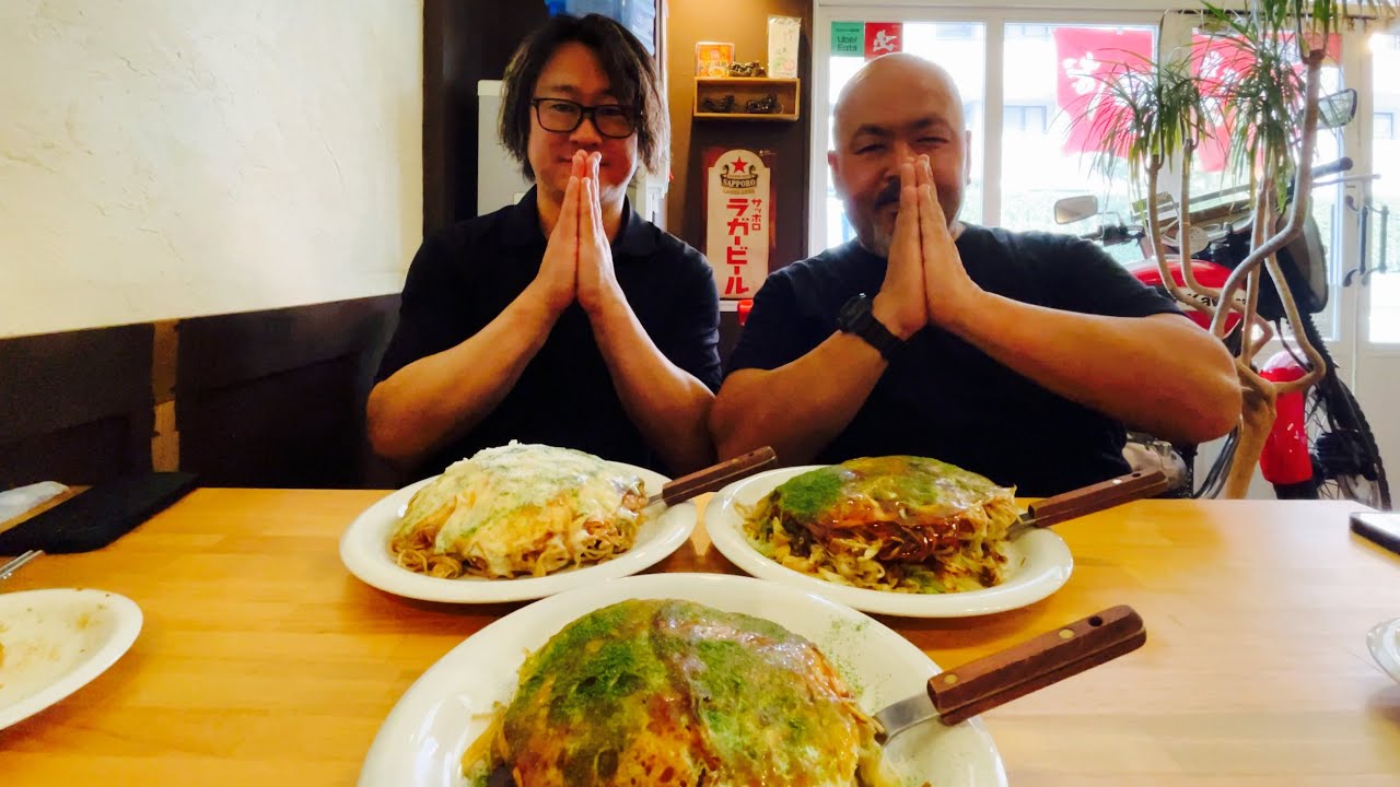 【福岡県春日市】全粒粉の麺と米粉を使った生地の広島風お好み焼き！さらに麺をコンニャク麺に変更するとグルテンフリー！これはまさに健康食！【広島風お好み焼き・鉄板焼き ふわ】