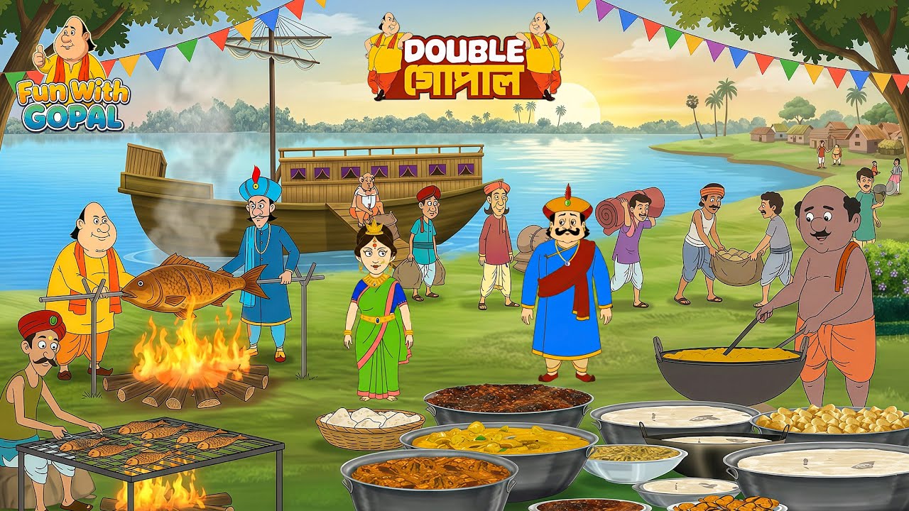 আজ কৃষ্ণানগরে মহাভাণ্ডারা! খাওয়া নিয়ে মচল ধুম | Gopal Bhar | New Episode 2025