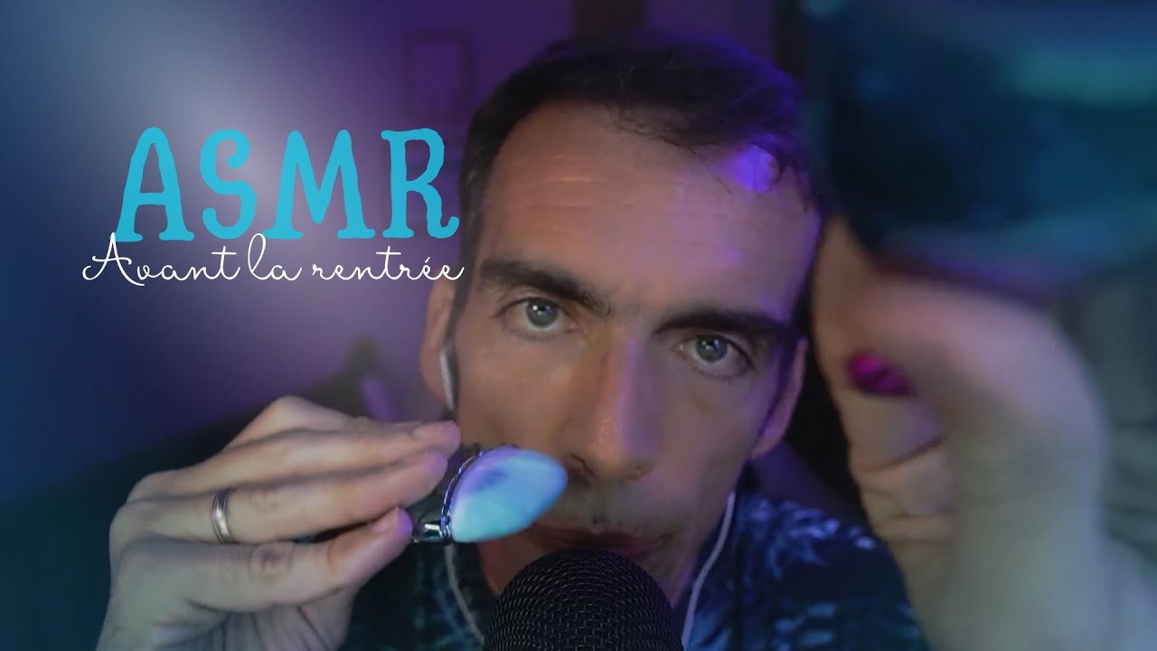 ASMR Visuels , Bruits de bouche , Souffle pour te d&eacute;tendre avant la rentr&eacute;e !
