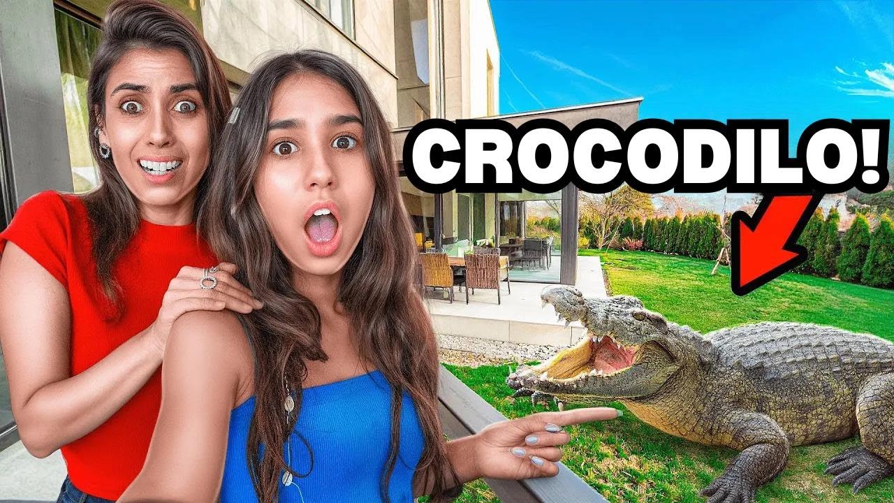 Crocodilo invade nossa casa e destrói a varanda!