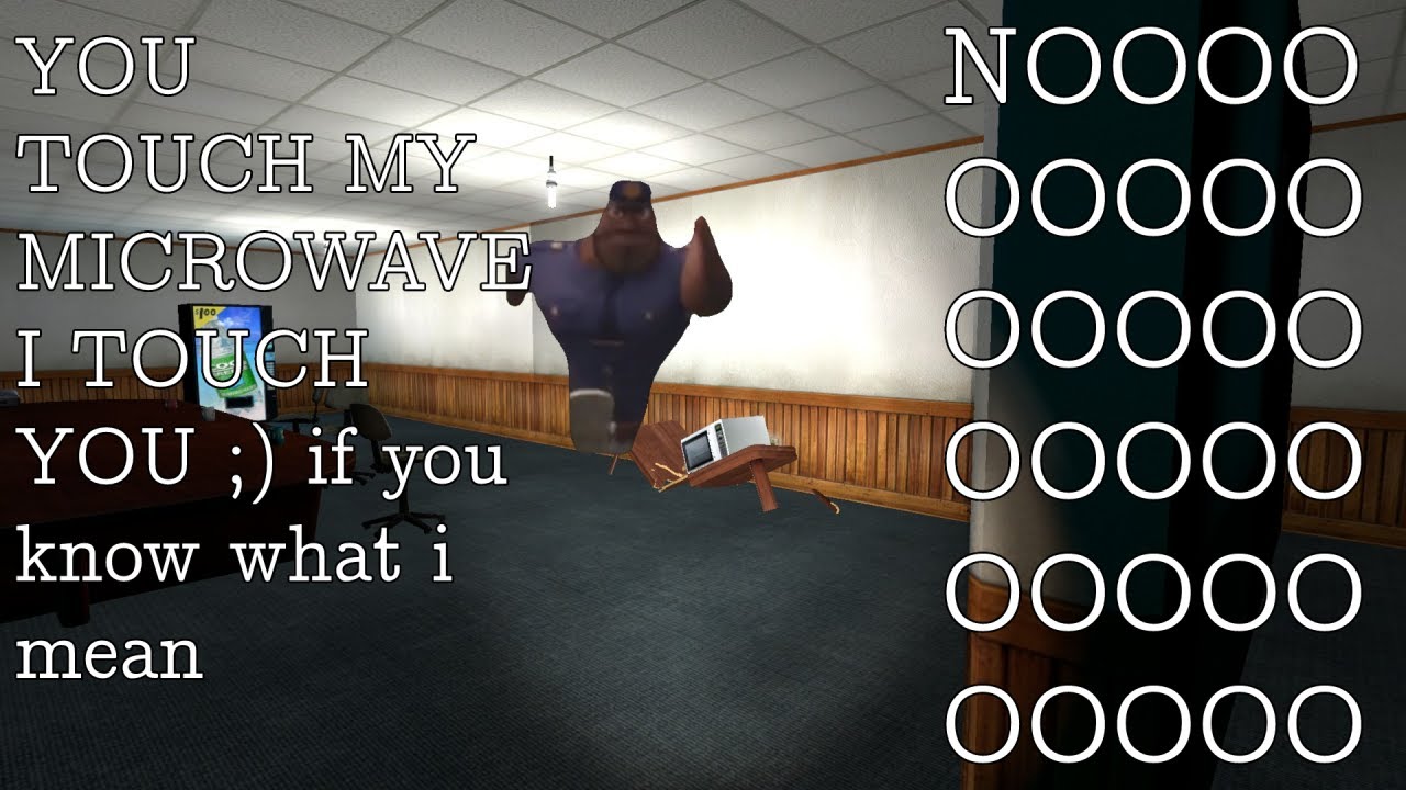 I TOUCHED OFFICER EARL'S MICROWAVE AND NOW HE WANTS TO TOUCH ME! wait... (Gmod Nextbot)
