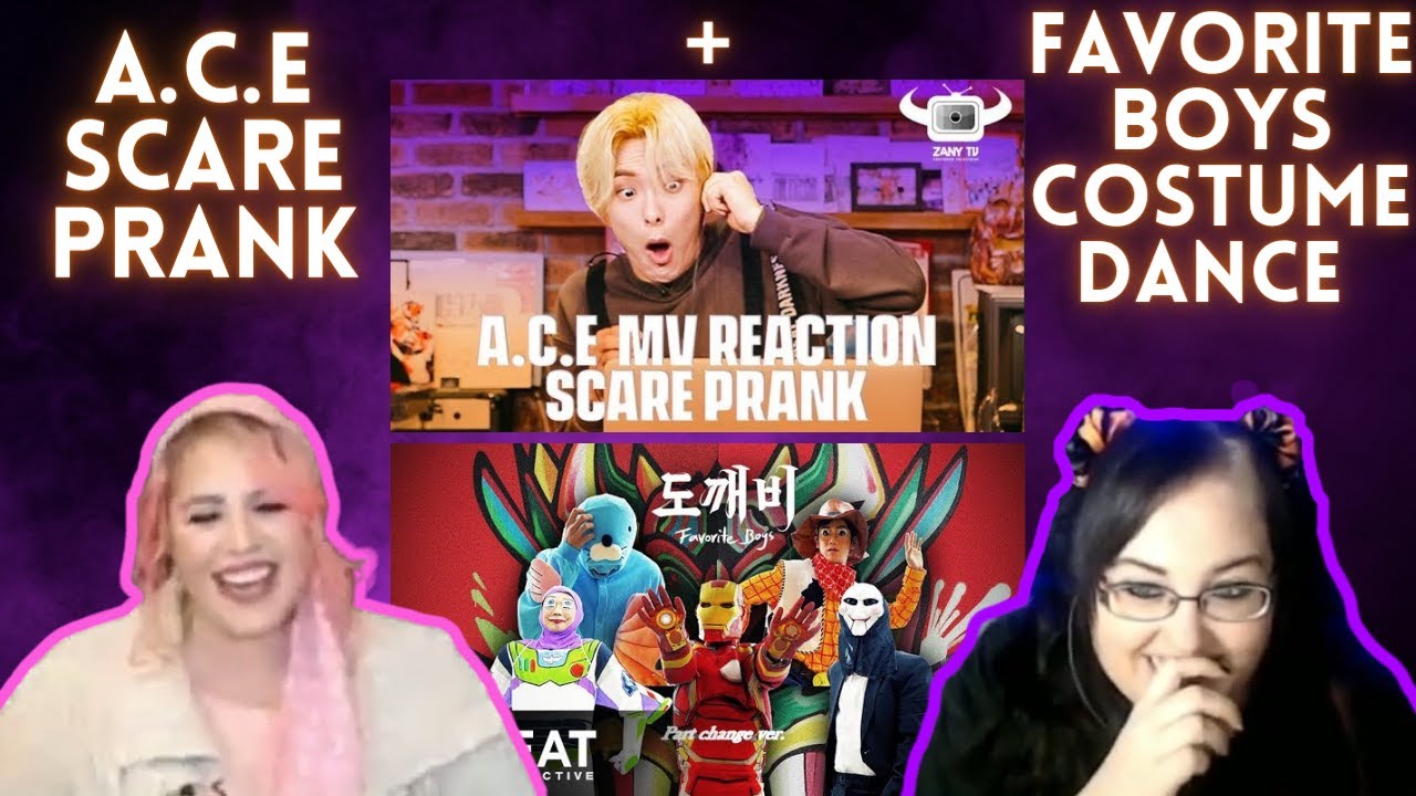 A.C.E (에이스) - 도깨비(Favorite Boys) PART CHANGE VER. in Costume + Scare Prank | K-Cord Girls React
