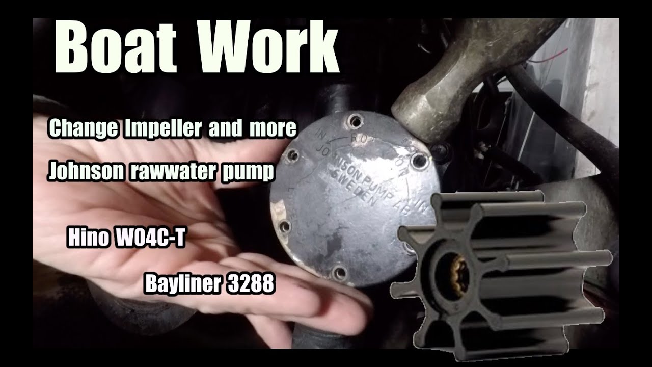 Fast Hino impeller change (Bayliner 3288)