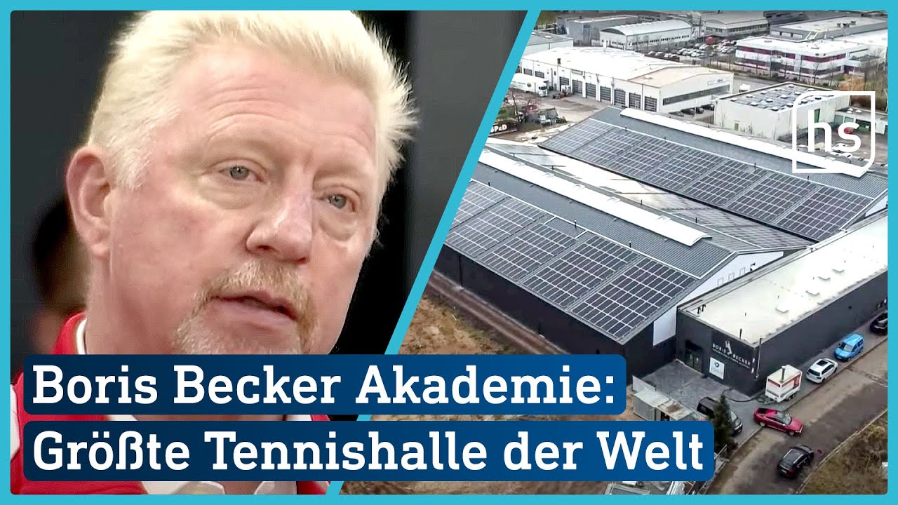 Boris Becker Tennis Akademie in Hochheim eröffnet | hessenschau