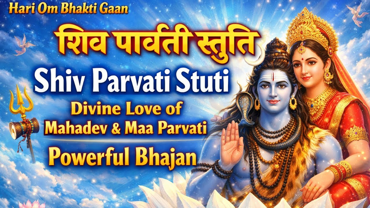 शिव पार्वती स्तुति | Shiv Parvati Stuti | Divine Love of Mahadev & Maa Parvati Powerful Bhajan 
