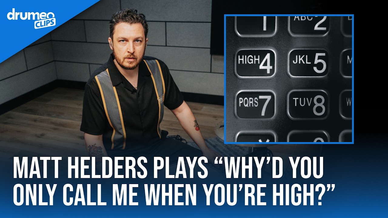 Matt Helders Plays &ldquo;Why&rsquo;d You Only Call Me When You&rsquo;re High?&rdquo; | Arctic Monkeys