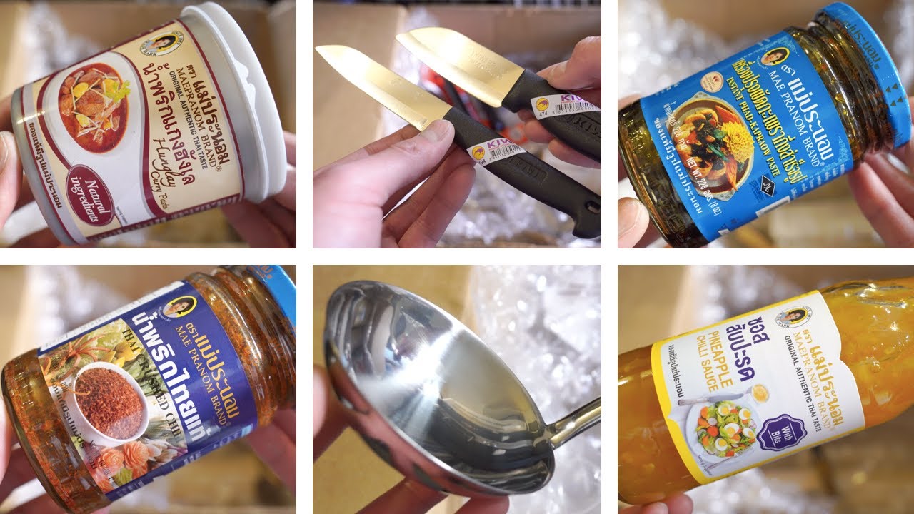 ImportFood.com Thai Online Supermarket Order, Review & Unboxing [4K ASMR]