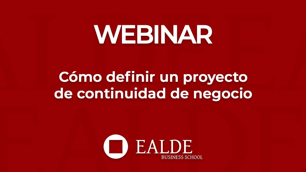 Cómo definir un proyecto de continuidad de negocio