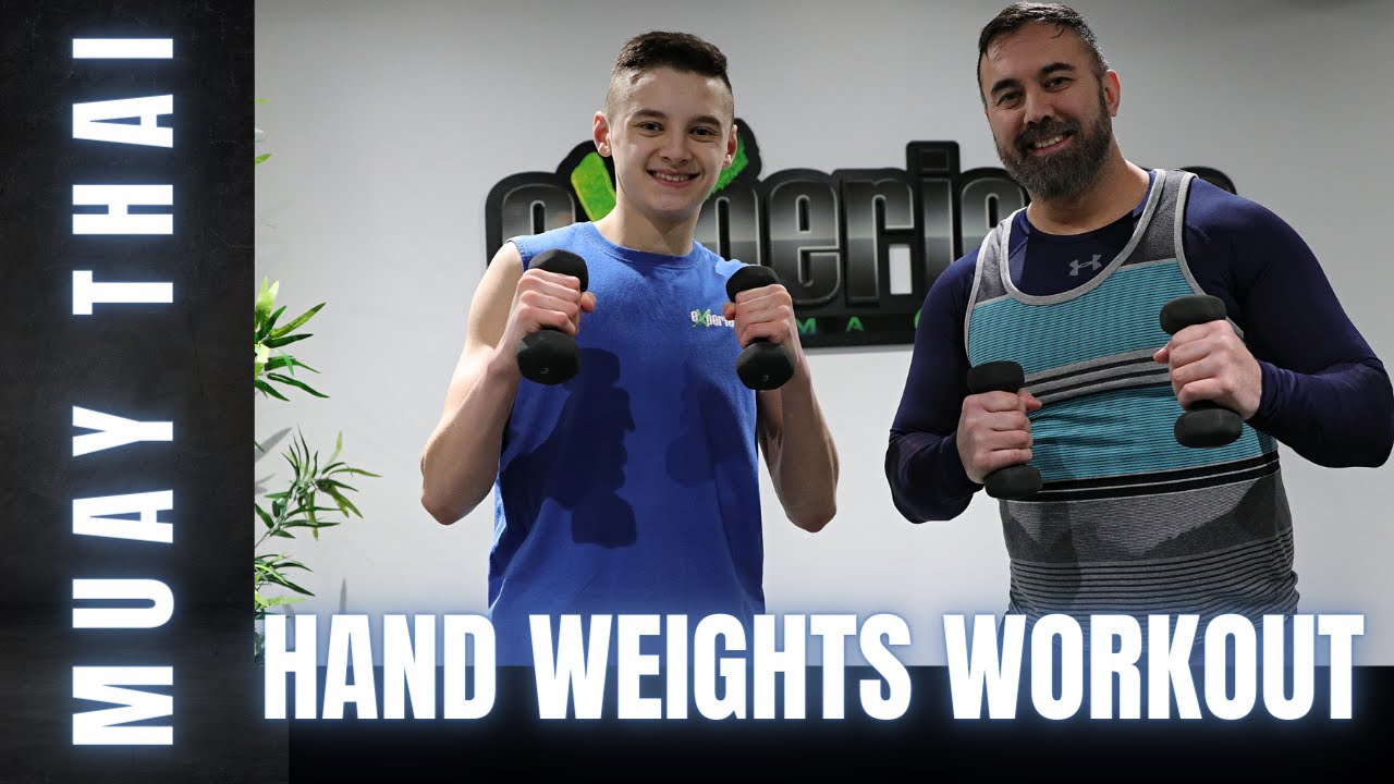 Muay Thai | Home Workout with Hand Weights