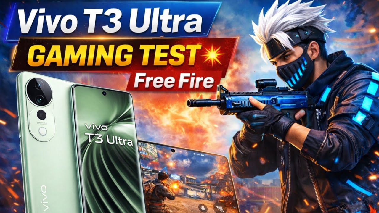 VIVO T3 ULTRA : FREE FIRE GAMING TEST HI GRAPHICS