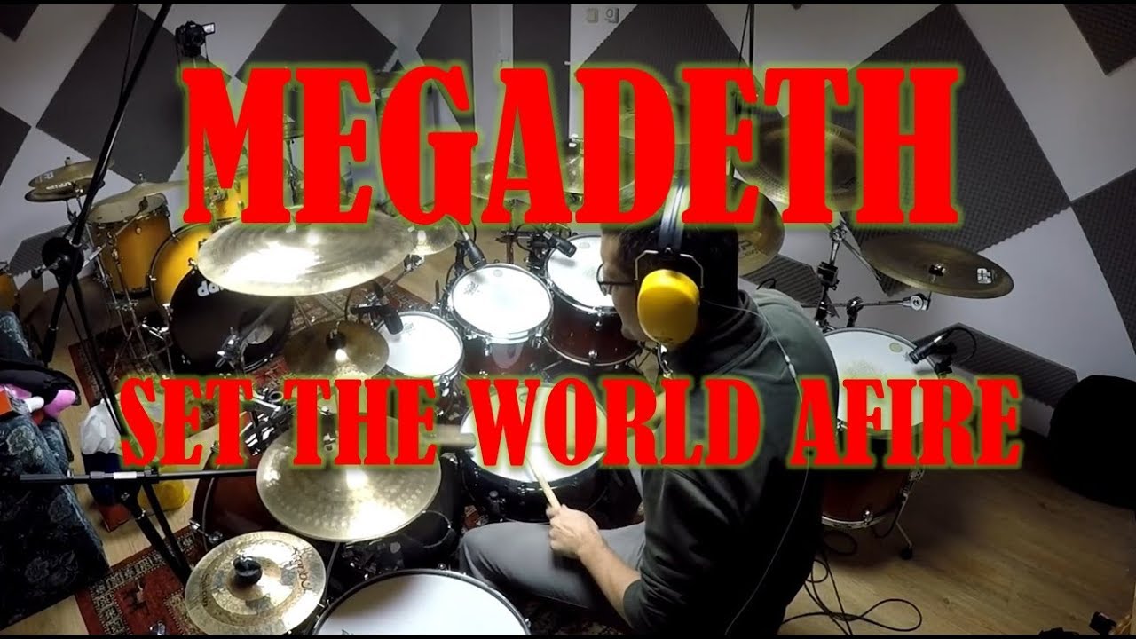 MEGADETH - Set the world afire - drum cover (HD)