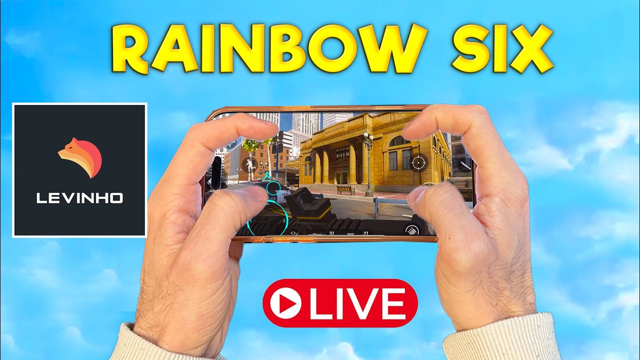 🔴 LEVINHO PLAYING RAINBOW SIX MOBILE | 🔴 #R6M #R6MTournament