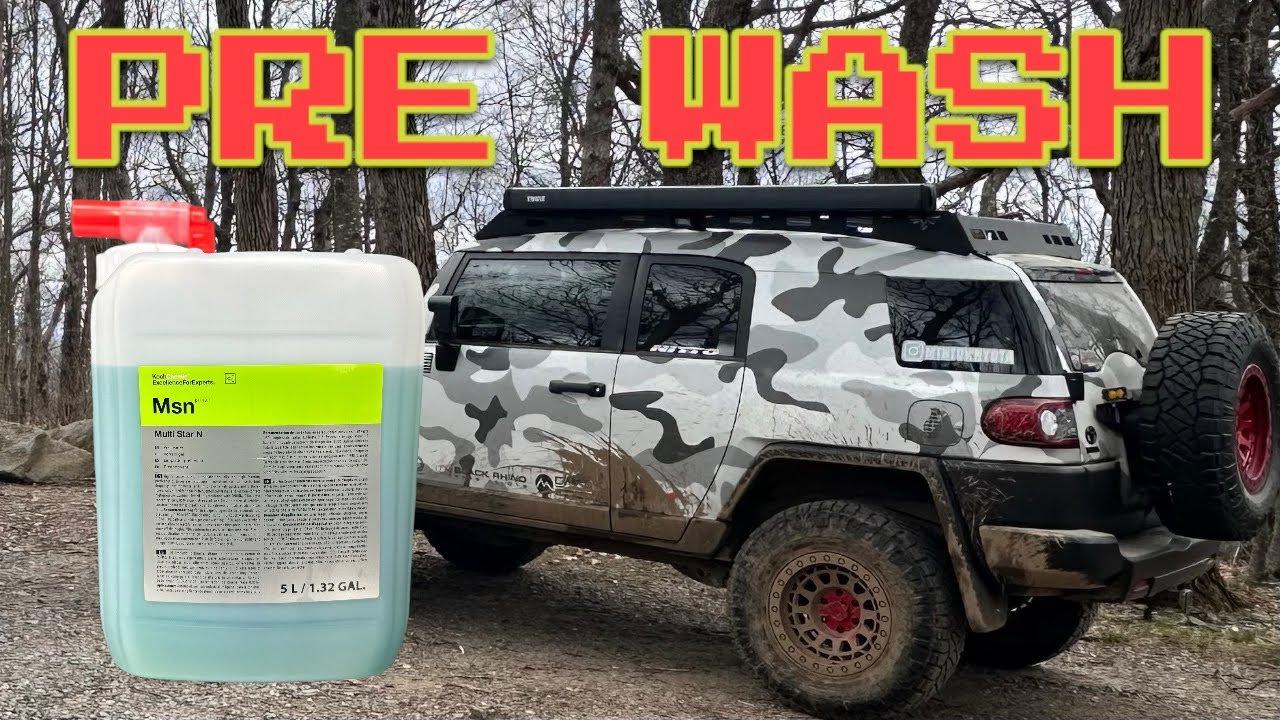 Koch-Chemie Multi Star (MSN) PreWash after off-roading my Toyota FJ