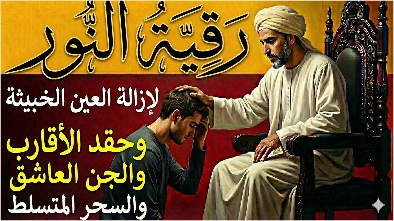 رقية النور لإزالة العين الشريرة والحاقدة وحسد الأقارب والجيران والأعراض والأمراض وصر