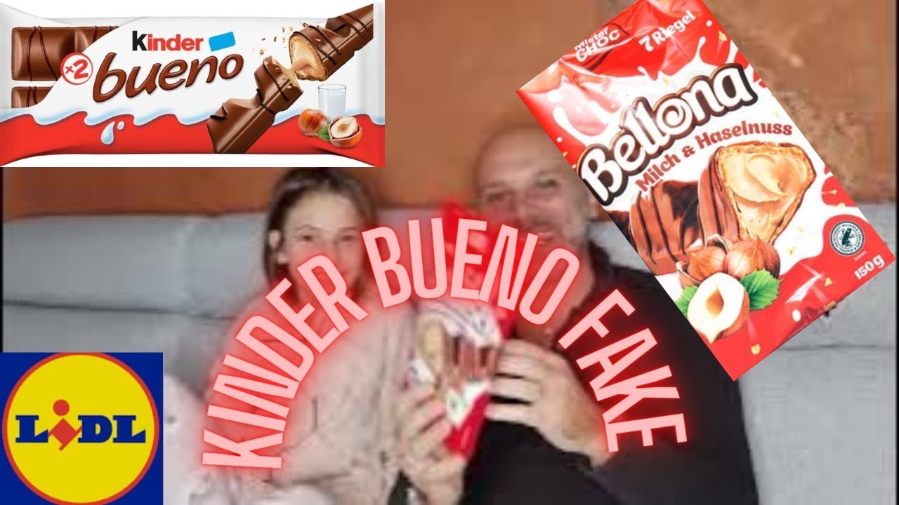 kinder Bueno  VS il fake della lidl