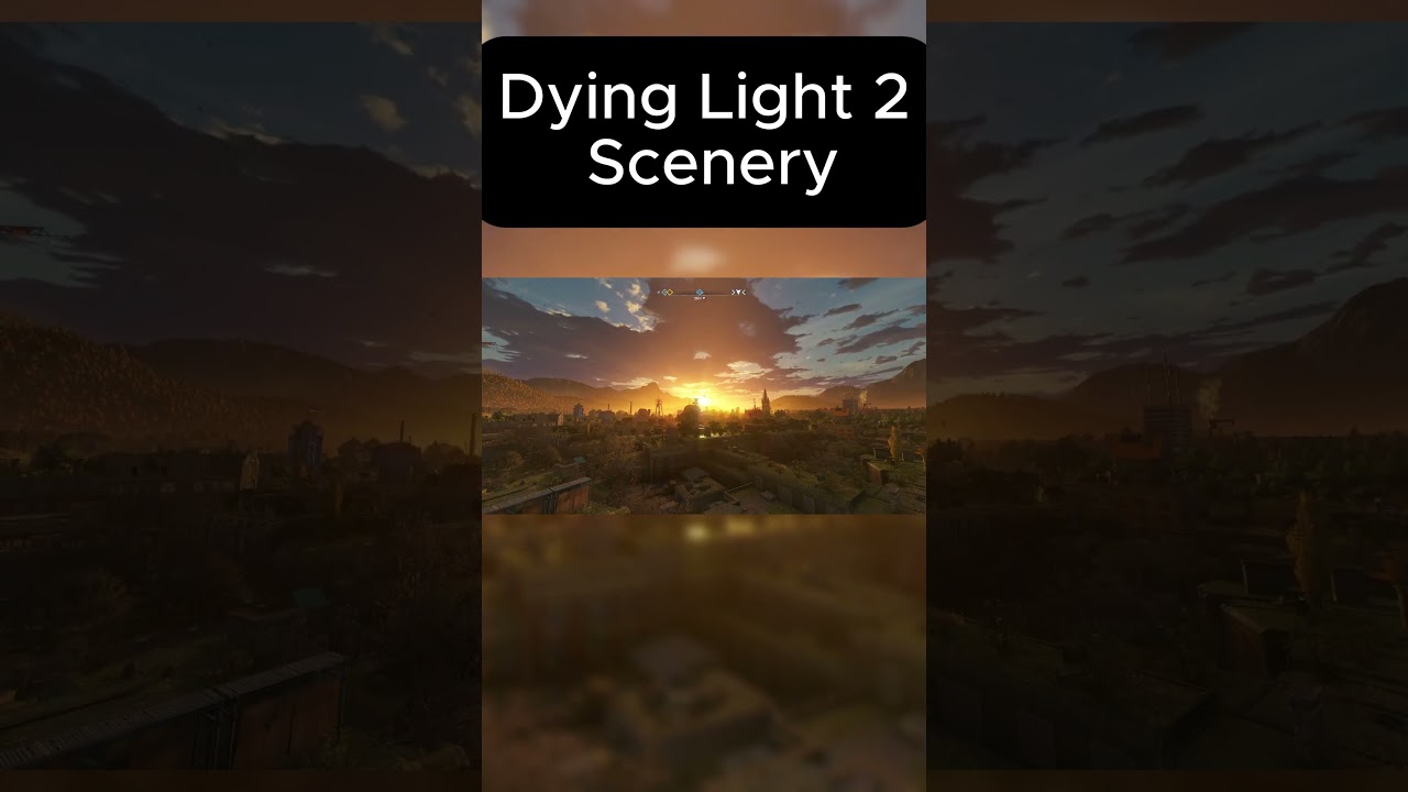 Beautiful Scenery #dyinglight2 #dl2 #dyinglightcoop #gaming #gameview