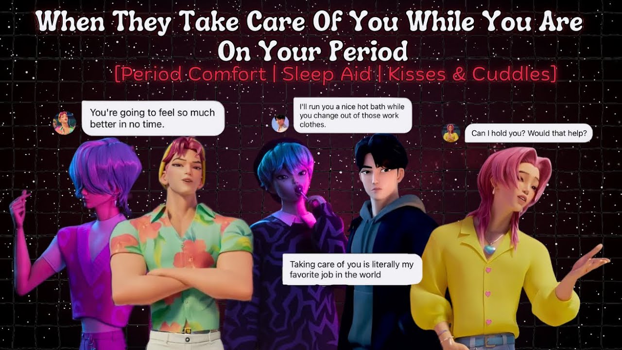 Saja boys X y/n || They find out your got your period and they take care of you (period comfort)🥺