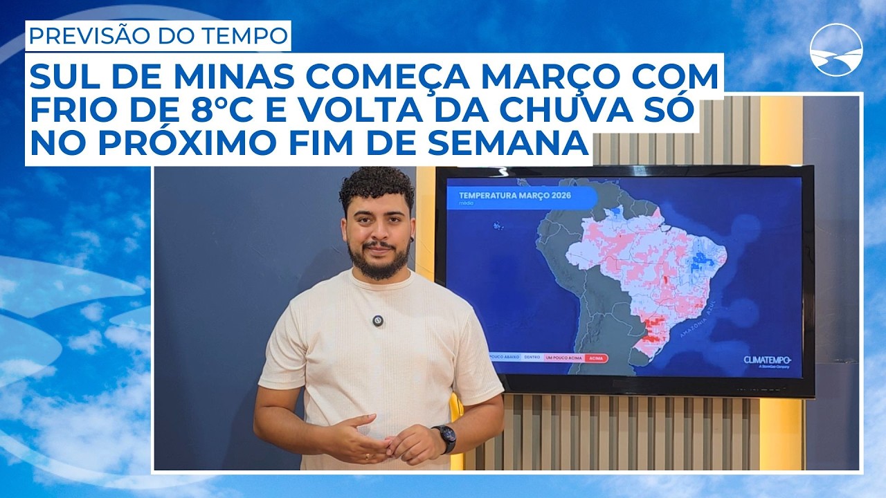Previsão: Massa de ar polar derruba temperaturas no Sul de Minas; chuva retorna ao longo da semana
