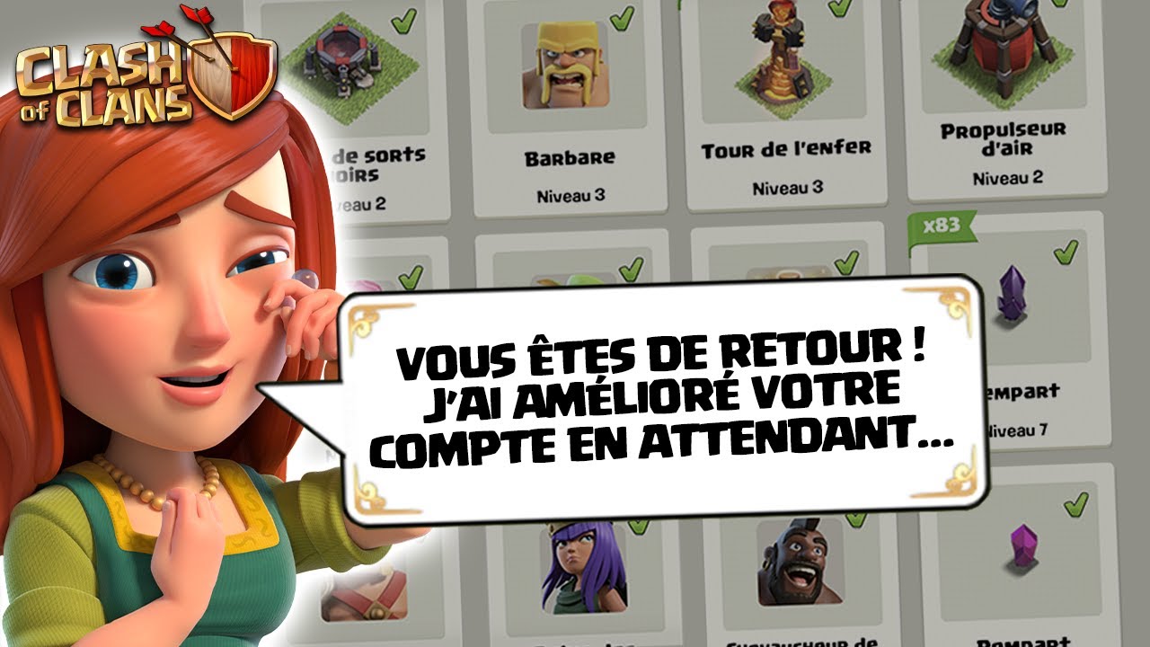 ABANDONNÉ PENDANT 6 MOIS ! MON COMPTE S'AMÉLIORE TOUT SEUL ! Clash of Clans