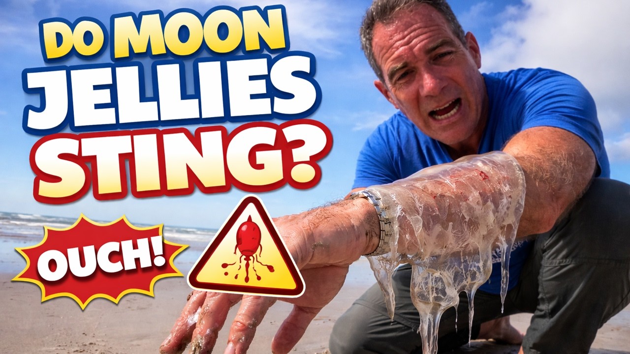 Beachcombing - Do Moon Jellies STING?!