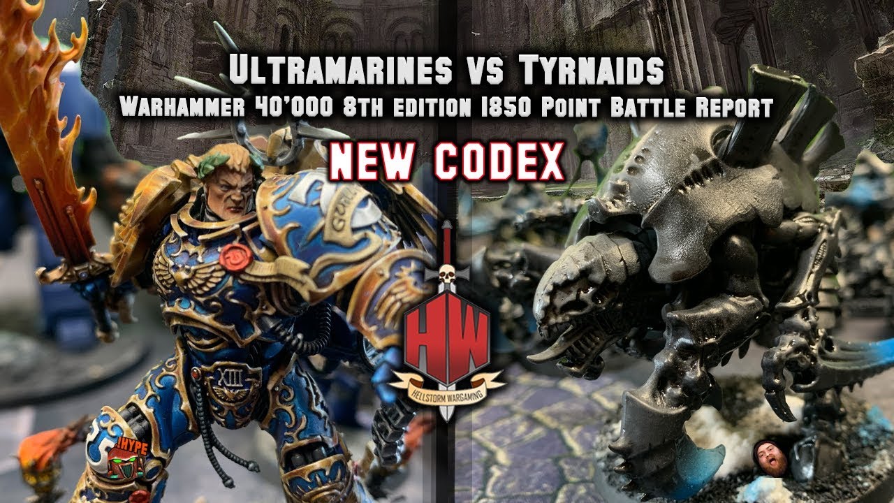 Ultramarines vs Tyranids *NEW CODEX* Warhammer 40k Battle Report