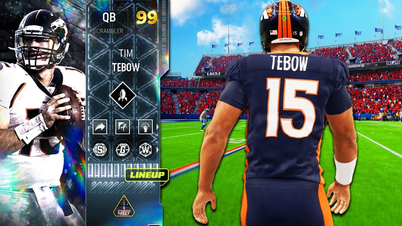 99 Tim Tebow is the BEST Quarterback in Madden 23!