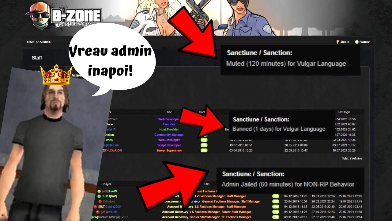 FUNCȚIA DE ADMIN B-ZONE... #996