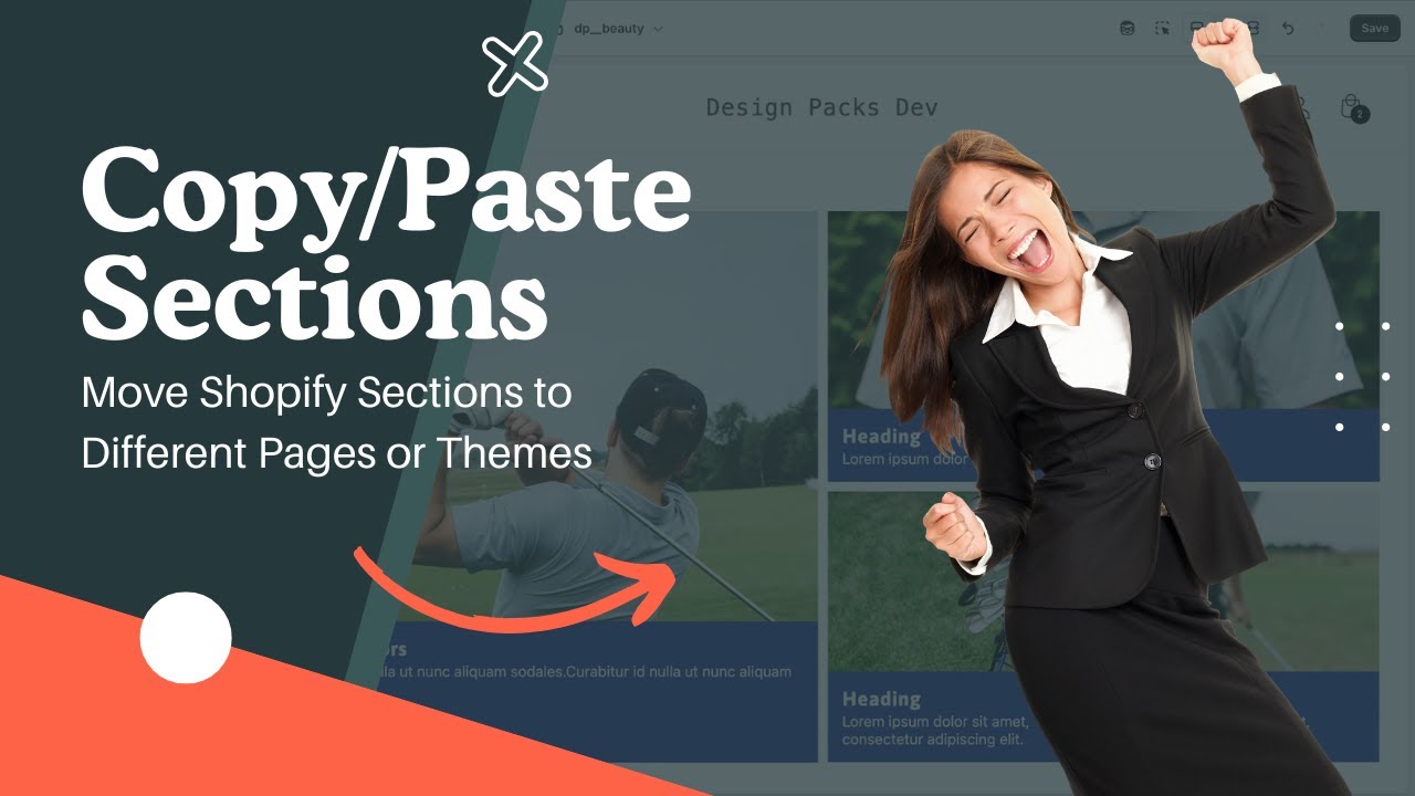 How to Copy/Paste Shopify Sections to Different Pages or Themes