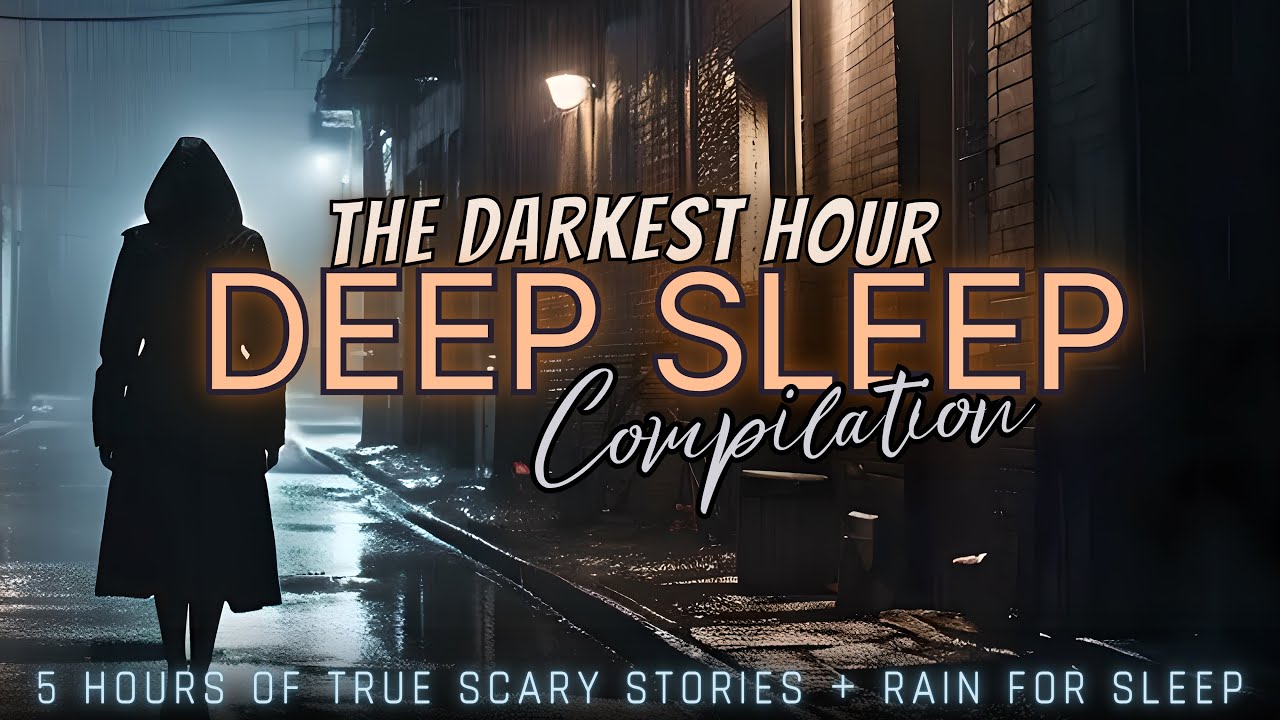 5 Hours of TRUE Scary Stories + rain for sleep 💤 lets not meet and more, no ads, just stories