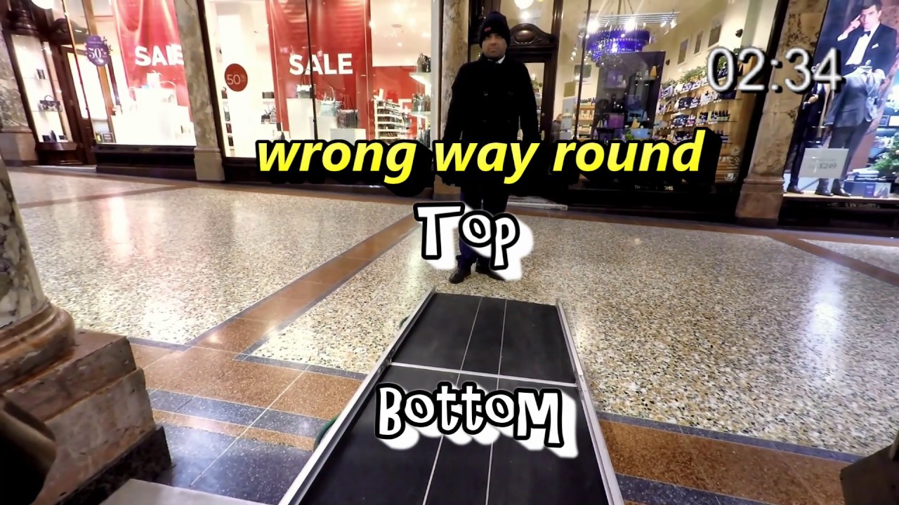 Wheelchair ramps at Victoria Quarter, Leeds