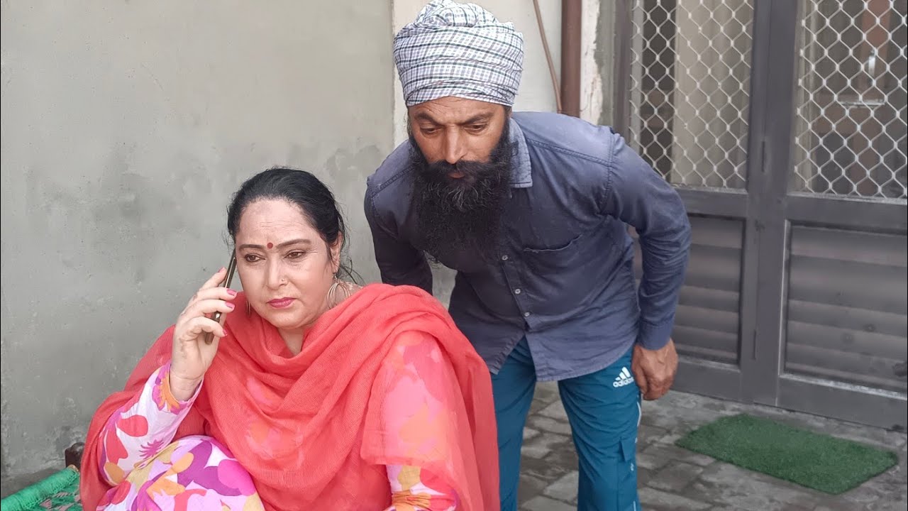 ਦੋ ਭਾਬੀਆਂ ਚ ਫਸ ਗਿਆ ਦਿਓਰ ਵੀਚਾਰਾਂ punjabi short movie Harman bath films 