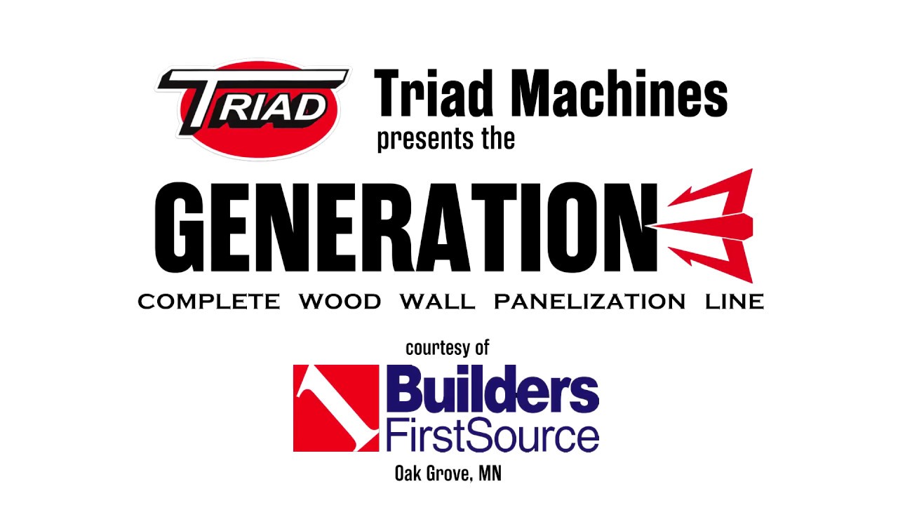 Triad Generation 3: Complete Wood Wall Panel Line