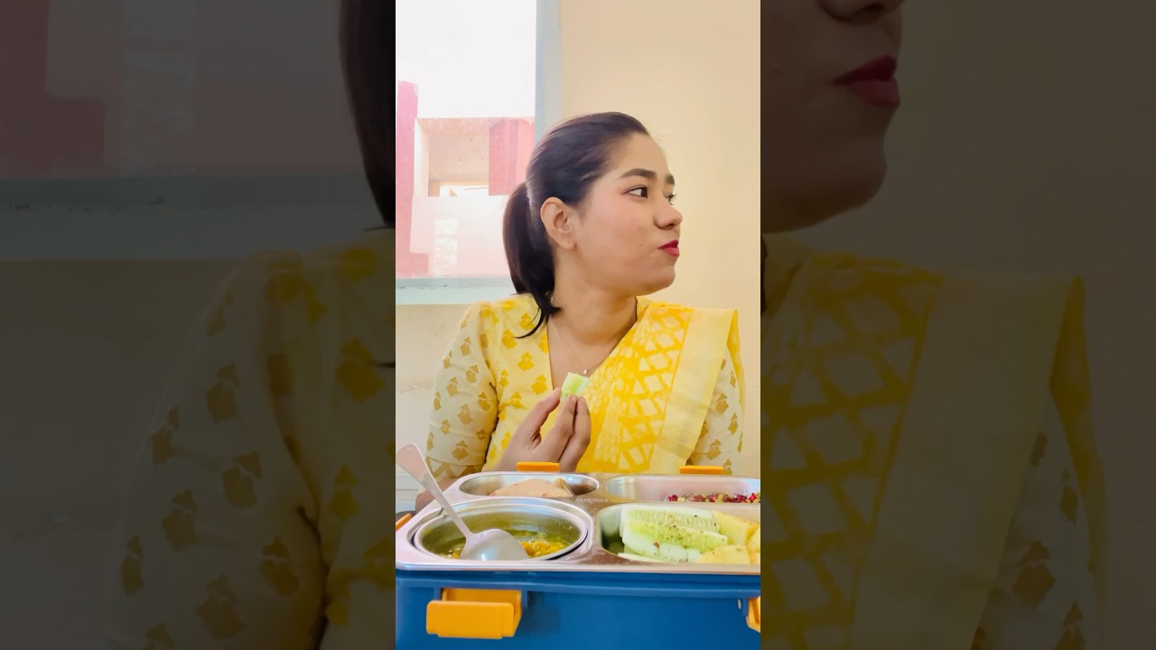 You hate my tiffin vlogs?🥺 #girltowoman #food #tiffin #foodie #youtubeshorts #junumaniahmed