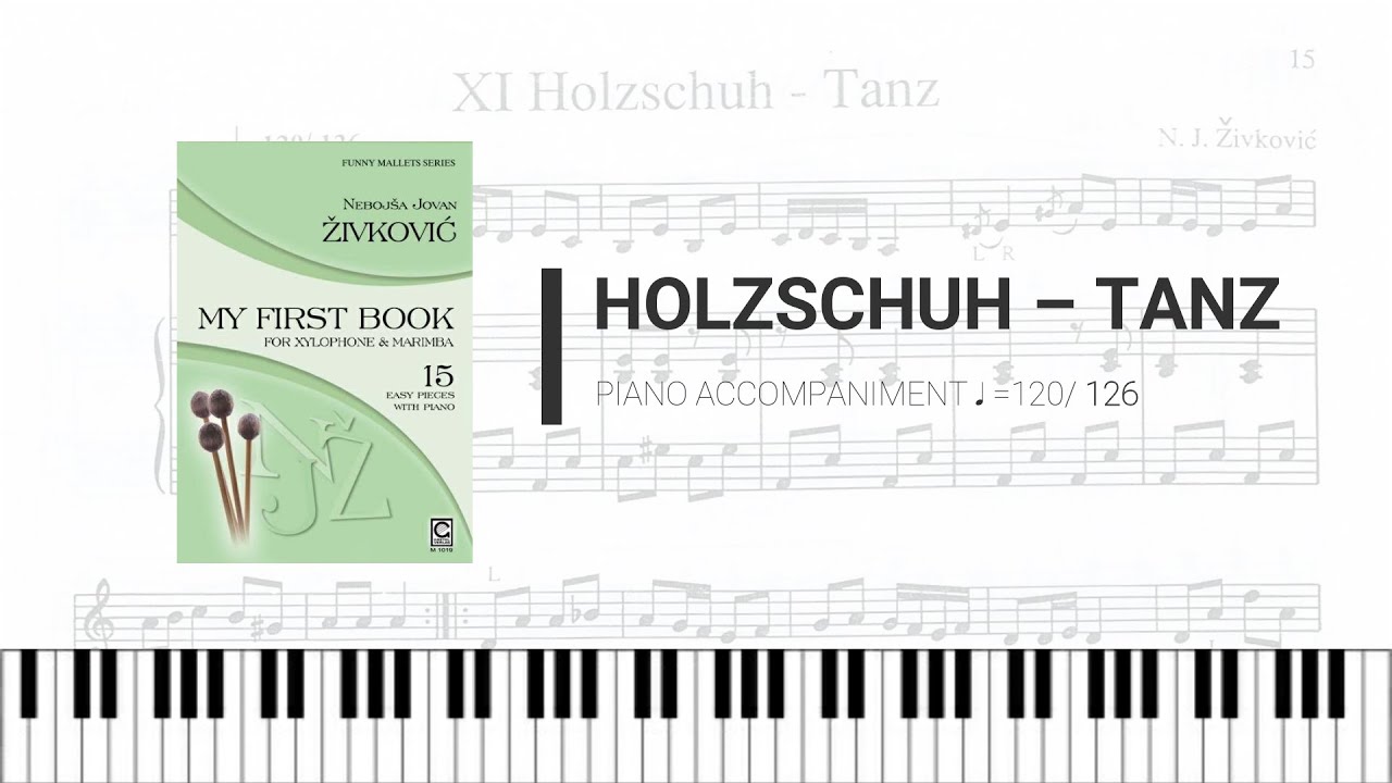 ABRSM G3 Percussion 2020 (C10) Holzschuh – Tanz (Piano accompaniment)