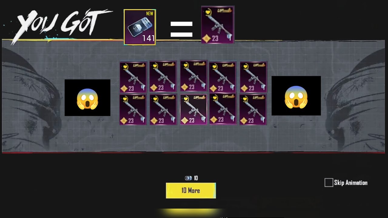 New premium crate opening I got M416 glacier after 2 years with 141 Classic crate opening