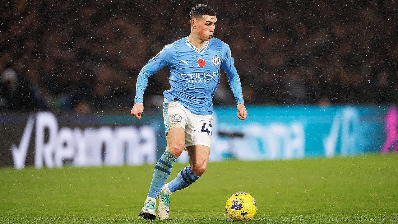 Phil Foden 2023/24 - Dribbling Skills & Goals.
