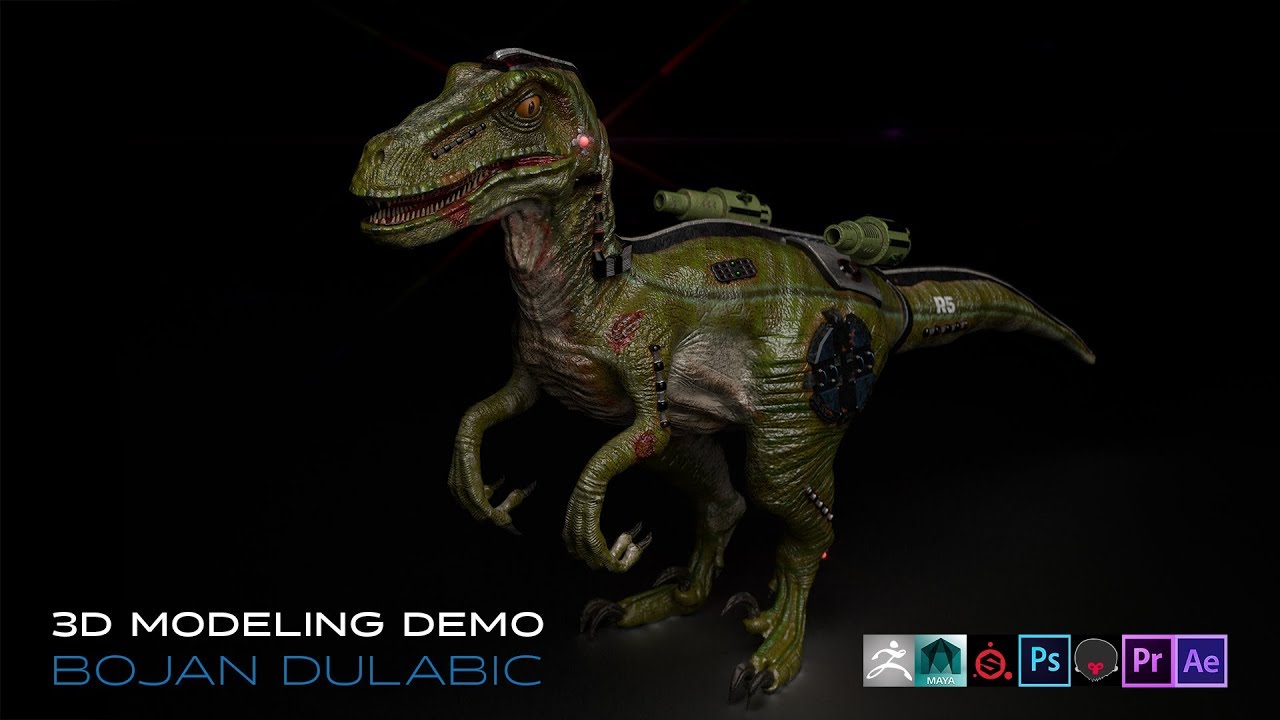 Bojan Dulabic - 3D Modeling Demo Reel - January 2018