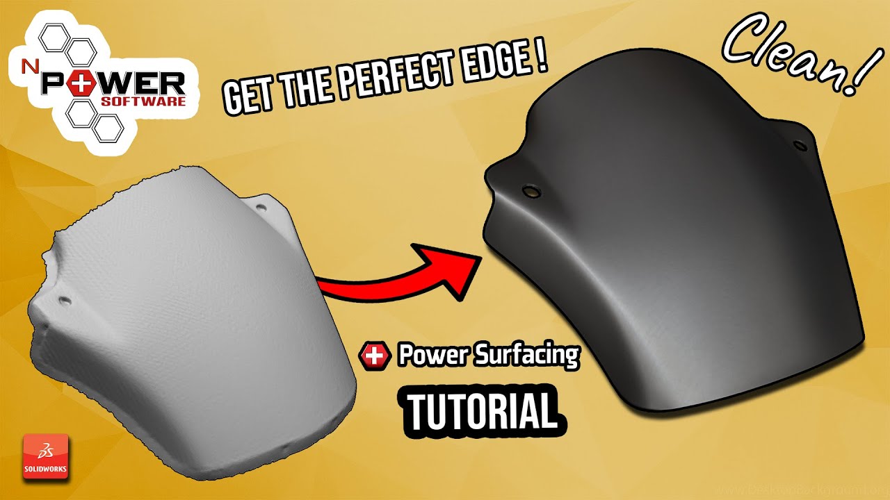 Get Rid Of The Bad Mesh Edges | Power Surfacing RE - SOLIDWORKS