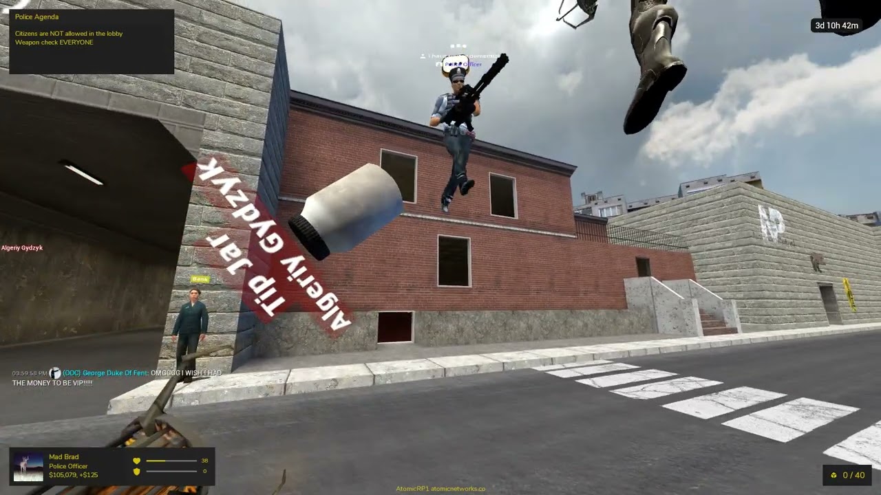 The Capture and Imprisonment of a wanted criminal - Gmod Darkrp