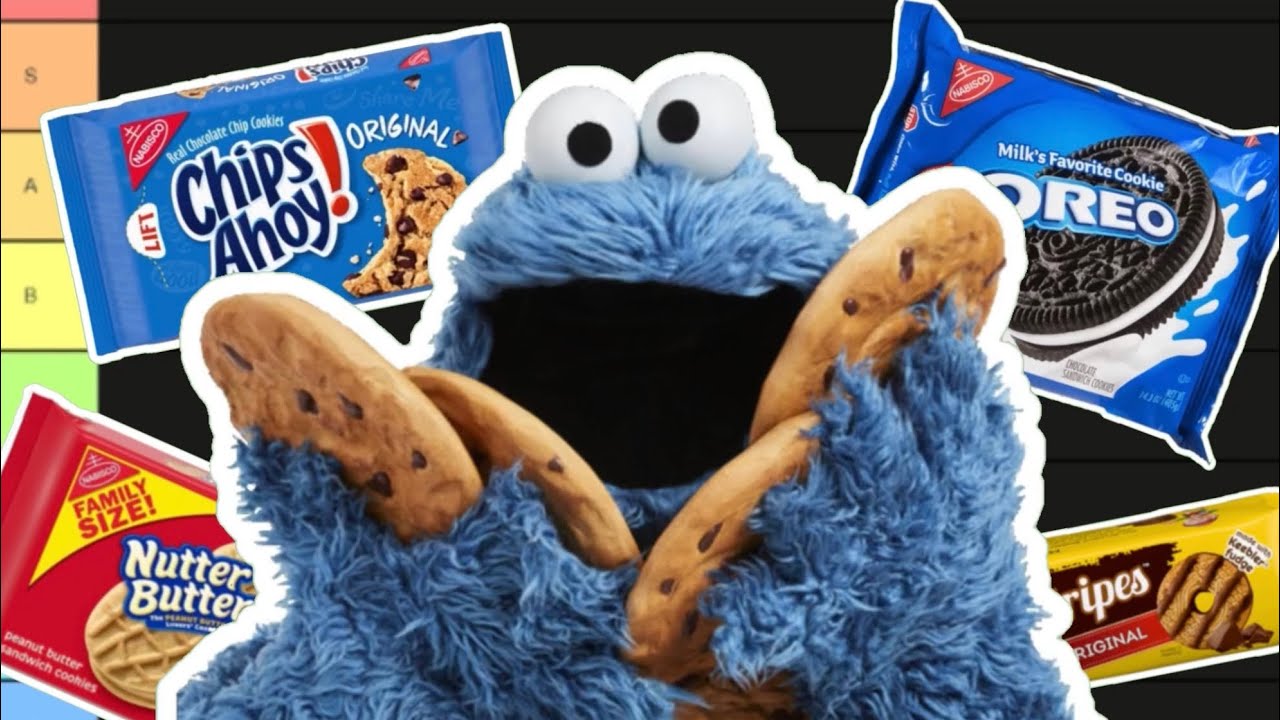 Ranking cookies on a tier list #tierlist #cookies￼