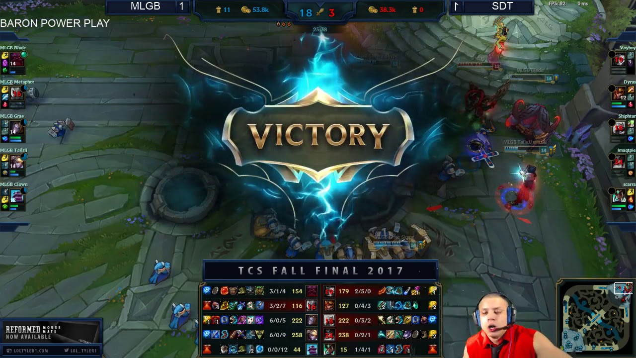 TCS FALL 2017 GRAND FINALS :GAME 3 MLGB TCS WINNING PLAY