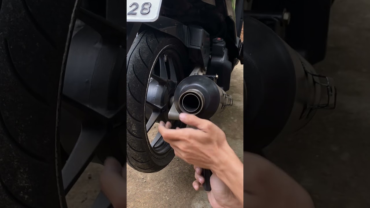 Pasang saringan knalpot 1/4 di knalpot vario #saringanknalpot #vario #vario125 #vario150