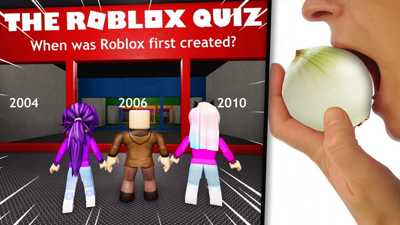 Мы прошли викторину Roblox...проигравший съедает сырой лук!