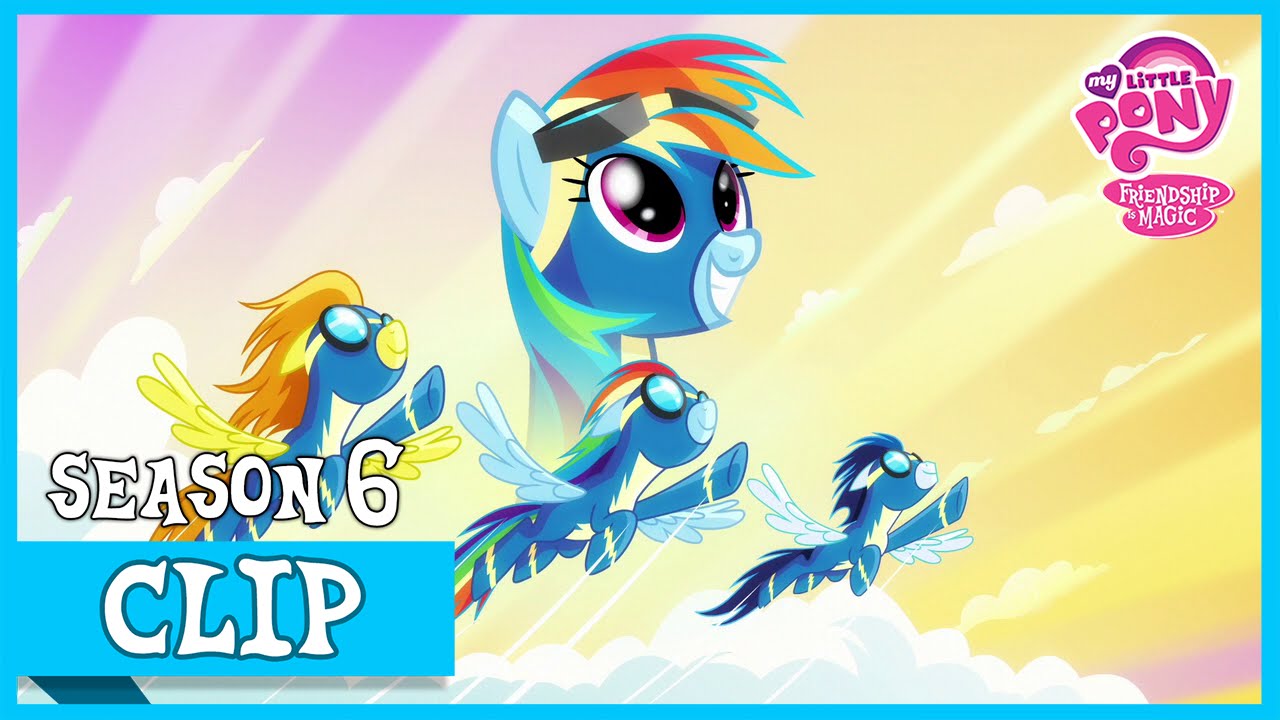 Rainbow Dash stays with the Wonderbolts (Newbie Dash) | MLP: FiM [HD]